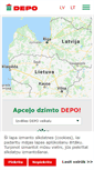 Mobile Screenshot of depo.lv