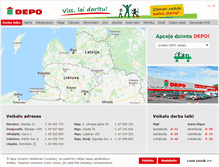 Tablet Screenshot of depo.lv